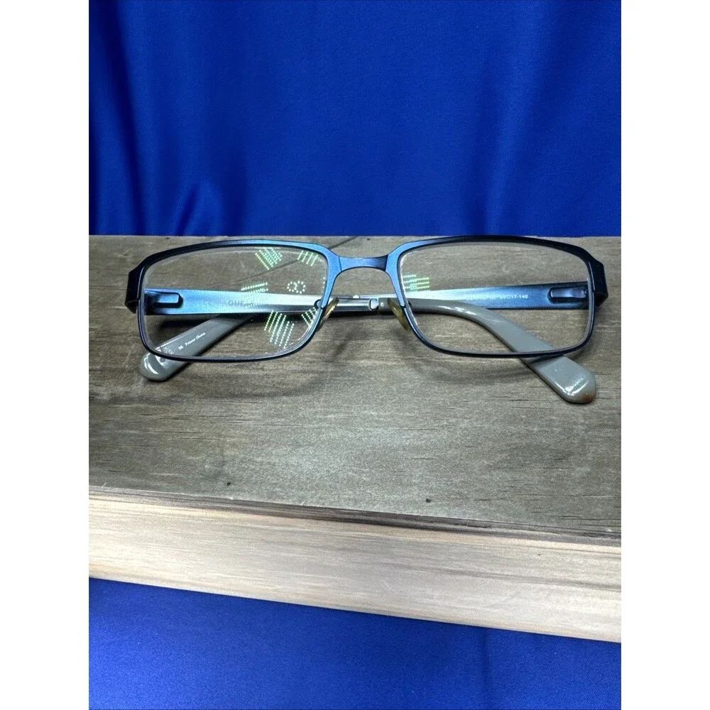 Guess Eyewear GU 1768 Blue 54🔳 17-140 Full Rim Eyeglasses Frame Only Y2K W/Case